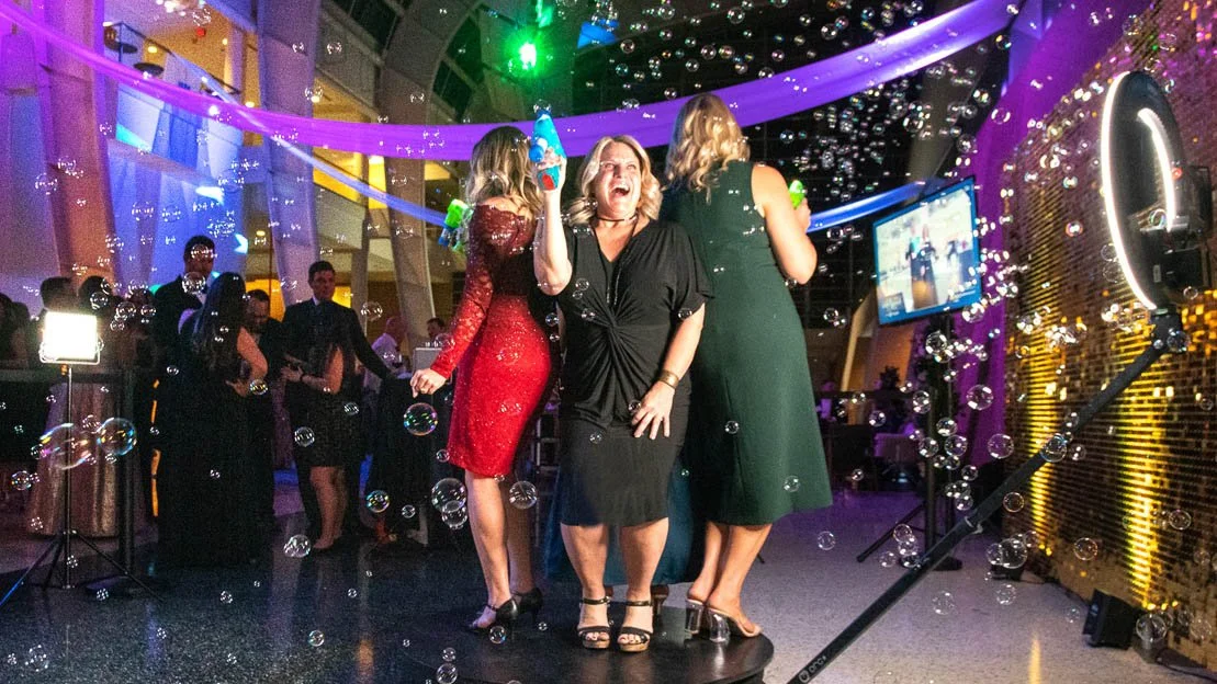 Event photo booth moment